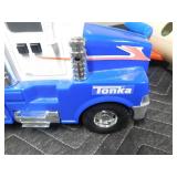 Tonka Tow truck, Tonka helicopter and Fisher Price airplane