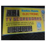 Vintage Radio Shack Tv game console for 4 fast action games of tennis, hockey, squash