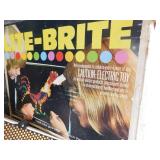 Vintage Hasbro Lite Brite with all the patterns, directions and pegs