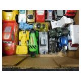 Flat of diecast cars and more