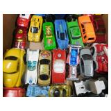 Flat of diecast cars and more