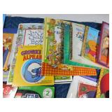 Box of hard cover and soft cover children