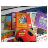 Box of hard cover and soft cover children