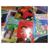 Box of hard cover and soft cover children