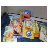 Box of hard cover and soft cover children