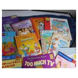 Box of hard cover and soft cover children