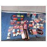 Box of Coca-Cola items