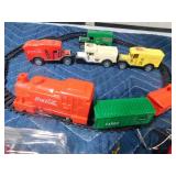 Box of Coca-Cola items