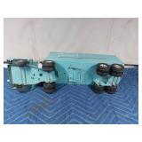 Vintage Sears, Roebuck and co. metal semi and trailer