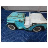 2 Vintage metal jeeps and 1 truck