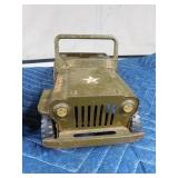 2 Vintage metal jeeps and 1 truck