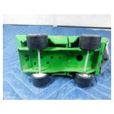 Tonka truck with engine in bed