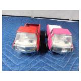 2 metal Tonka trucks