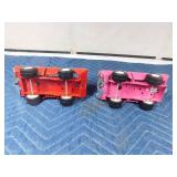 2 metal Tonka trucks