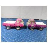 2 metal Tonka trucks