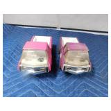 2 metal Tonka trucks
