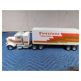 Metal Radial Express semi and trailer