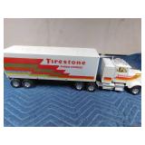 Metal Radial Express semi and trailer