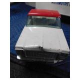 Metal True value pick-up truck, Napa Auto parts semi trailer and a Milwaukee semi