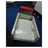 Metal True value pick-up truck, Napa Auto parts semi trailer and a Milwaukee semi