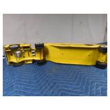 Metal Tonka car carrier semi and trailer