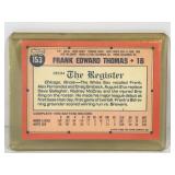 1990 Topps Baseball Card Frank Thomas Major League Debut #153