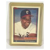 1990 Topps Baseball Card Frank Thomas Major League Debut #153