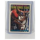 1994 Topps Basketball Card Scottie Pippen Future Soaring Leader #391