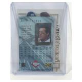 1996 Collectors Edge Football Card Jeff George Presidents Reserve #10