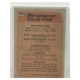 1983 Topps Baseball Card Super Veteran Nolan Ryan 1966 - 1983 #361