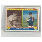 1983 Topps Baseball Card Super Veteran Nolan Ryan 1966 - 1983 #361