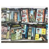 Lot of approximately 170 plus 1971 Topps Baseball Cards
