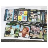 Lot of approximately 170 plus 1971 Topps Baseball Cards