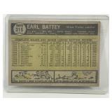 1961 Topps Baseball Card Minnesota Twins Earl Battey #315