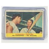 1958 Topps Baseball Card Sluggers Supreme Ted Kluszewski & Ted Williams #321