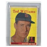 1958 Topps Baseball Card Ted Williams #1