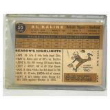 1960 Topps Baseball Card Al Kaline #50