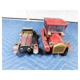 Tin car and tin ddelivery van