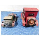 Tin car and tin ddelivery van