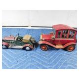 Tin car and tin ddelivery van