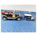2 Vintage Friction Tin cars