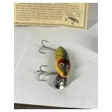 1894-1994 Genuine Heddon Centennial Edition Dowagiac Wood River Runt Fishing Lure in Box