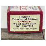 1894-1994 Genuine Heddon Centennial Edition Dowagiac Wood River Runt Fishing Lure in Box