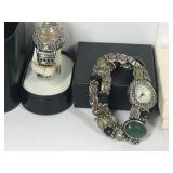 5 Watches - Set of Earings - 1 Necklace