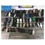 59 die cast cars with carry case