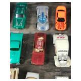 59 die cast cars with carry case