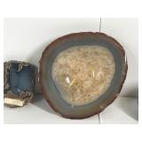 Lot of polished rocks with agates