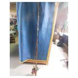 3 fishing rods and reels