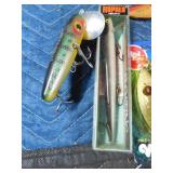 6 Muskey lures in a Remington case