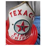 Vintage battery operated Texaco fire chief hat